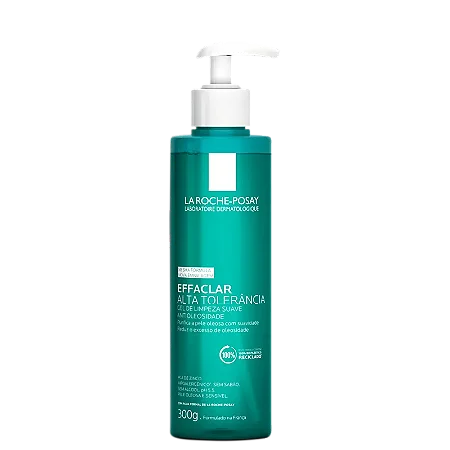 La Roche-posay Effaclar  Alta Tolerância Gel de Limpeza Facial para  Pele oleosa e Sensível, Reduzindo a Oleosidade e Eliminando o Brilho