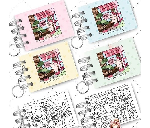 2 Mini Chaveiro Bobbie Goodies – Diversão criativa para levar aonde quiser!