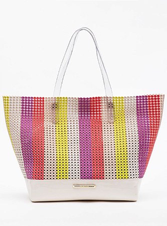 Bolsa Petite Jolie Ibiza White/Translúcido PJ11286