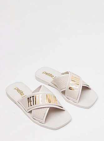 Chinelo Petite Jolie Vibe White PJ7611
