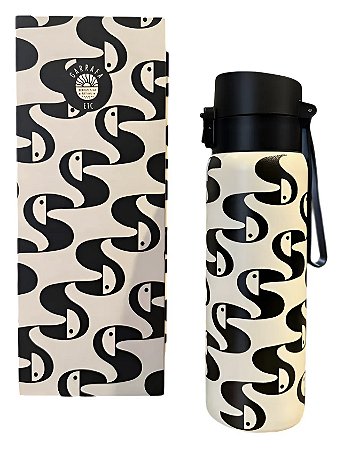 Garrafa Etc Copatucano 650ml Farm - 78331843 Cor Branco/preto