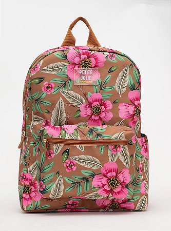 Mochila Petite Jolie Teen Floral 16 PJ11055II