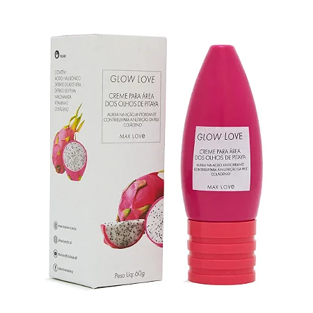 Creme Vegano para Área dos Olhos Glow Love Pitaya – Max Love