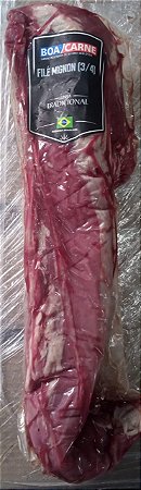 Filé Mignon sem cordão 3/4lbs Boa Carne (1331) caixa com 16kg