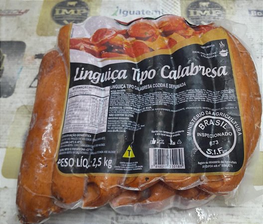 Linguiça Calabresa Friella (457) caixa com 10kg