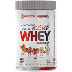 100% Energy WHEY Euronutry - Proteína de Soro de Leite com Alta Performance