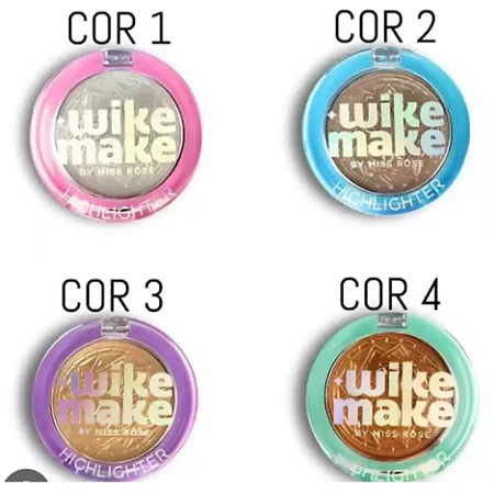 Iluminador Compacto - Wike Make by Miss Rôse - 3,2g
