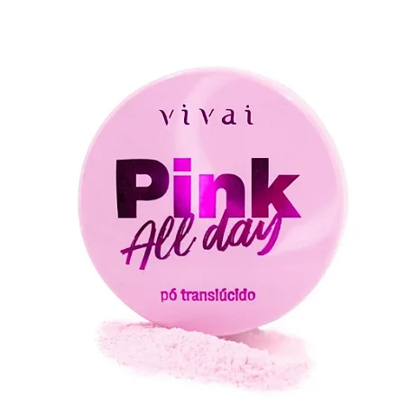 Pó Translúcido Pink All Day - Vivai - 13g