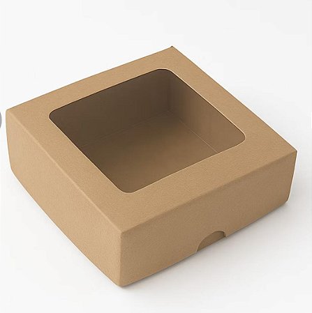 Caixa de Presente com papel de Seda 16 x 16 x 4cm