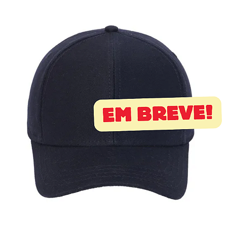 Boné Liso Masculino Sarja Aba Curvada Com