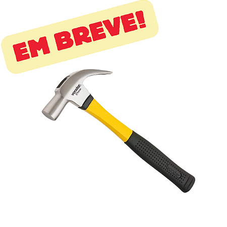 Martelo De Prego Profissional Tipo Unha Cabeça Em Aço Cabo Fibra Emborrachado Resistente Ferramenta Portátil E Multifuncional Construção Obra Casa Pedreiro Carpinteiro Serralheiro Reforma