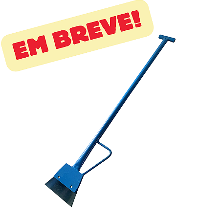 Raspador Plano P/ Tintas Piso Vidro Cerâmica Com 2 Lâminas