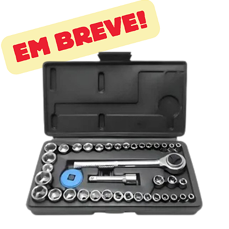 Jogo De Soquete Aço Crv 1/4 Catraca Chave Allen C/ Maleta S Thygu