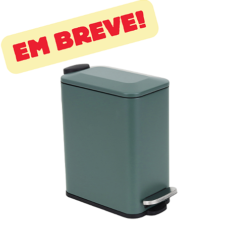 Cesto De Lixo Com Pedal - 100 Litros Cor Branco