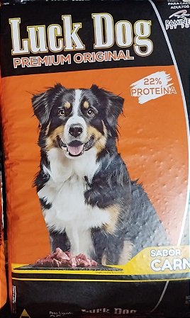 Ração Luck Dog Original Adulto Sabor Carne 20kg