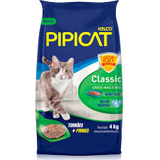 Areia Higiênica Pipicat Classic para Gatos 4 kg