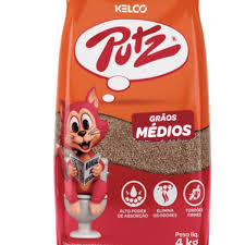 Areia Higiênica Putz Grãos Médios 4kg