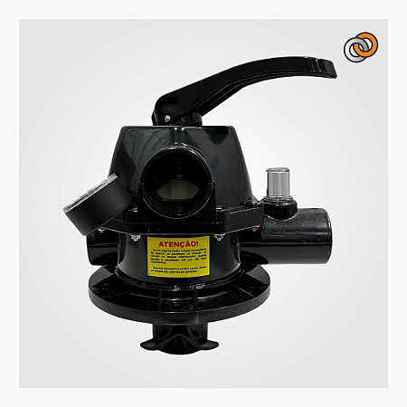 Válvula seletora do filtro Nautilus F280-350X parafusada com manômetro