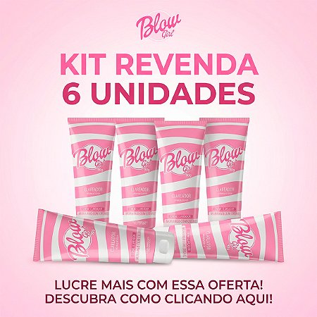 Kit Revenda Creme Clareador Blow Girl 90g 6 Unidades (Atacado)