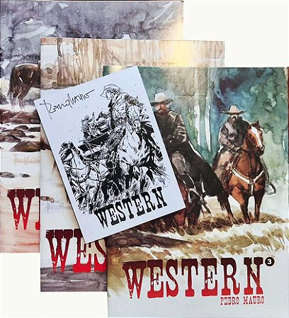 Combo Western Volumes 1,2 e 3 com Bookplate