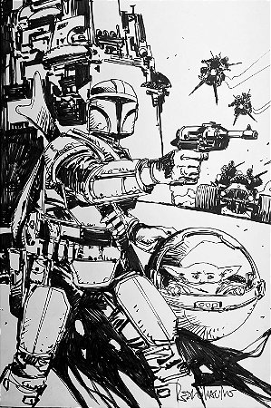 Arte Original Mandalorian