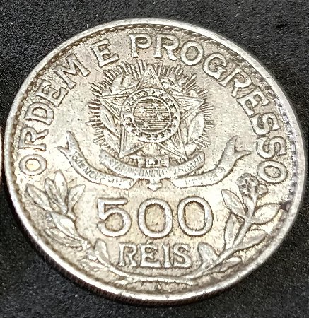Moeda 500 Réis 1913 Estrelas Soltas