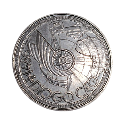 Moeda 100 Escudos Portugal 1987 - Série Descobrimentos – A Descoberta de África - Diogo Cão