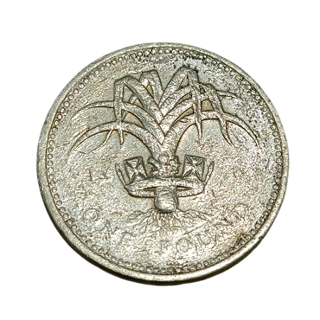 Moeda de 1 Libra (Pound) 1985 - Reino Unido
