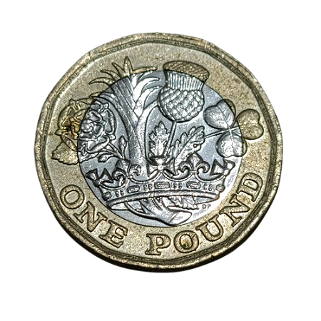 Moeda de 1 Pound (Libra) - Ano 2017 - Reino Unido