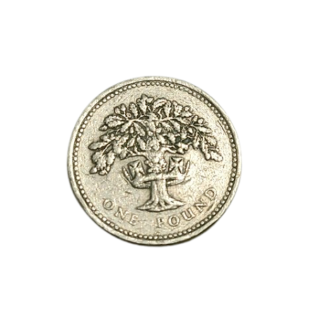 Moeda de 1 Libra (Pound) 1987 - Reino Unido