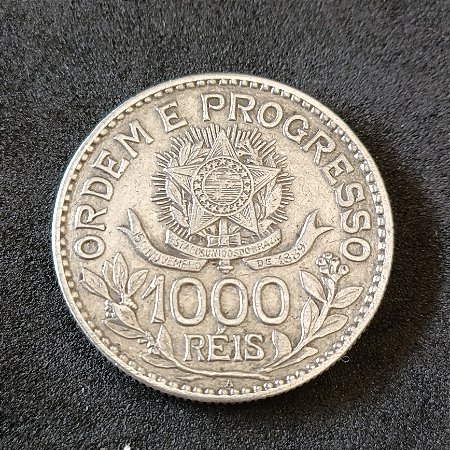 Moeda 1000 Réis 1913 Estrelas Soltas - Prata 0.900
