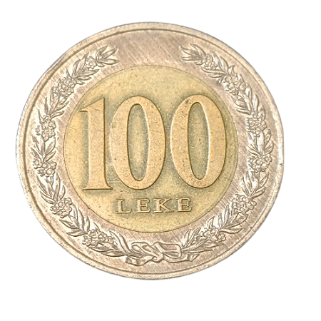 Moeda de 100 Leke da Albânia - Ano 2000