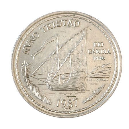 Moeda 100 Escudos 1987 - Nuno Tristão