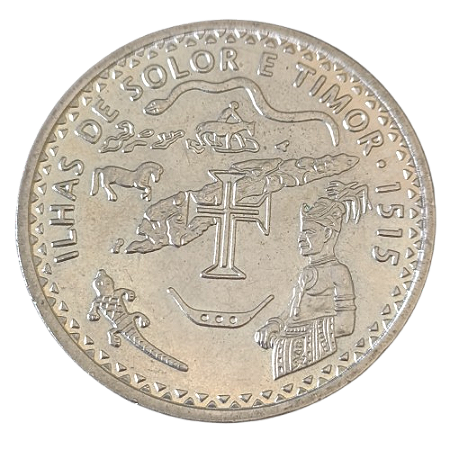 Moeda 200 Escudos 1995 - Série dos Descobrimentos – Ilhas de Solor e Timor
