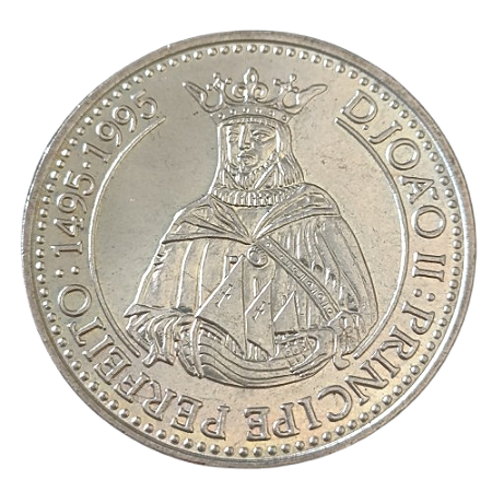 Moeda 200 Escudos 1995 - Série dos Descobrimentos – Morte de D. João II Príncipe Perfeito