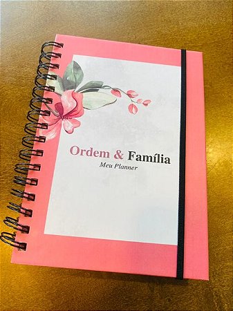 Planner Ordem e Família capa dura