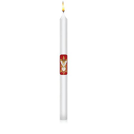 Vela De Crisma lisa CX 50 unidades - Sacramento