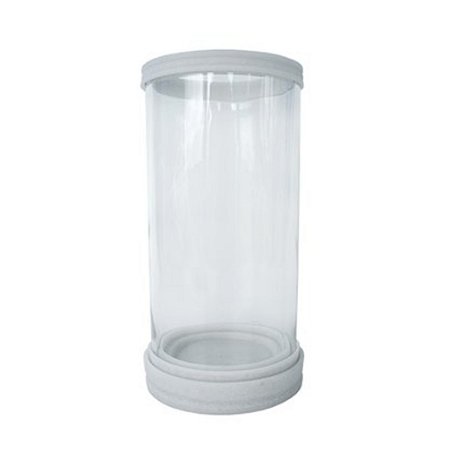 Porta Vela Vidro E Mármore G Para Vela 7 Dias