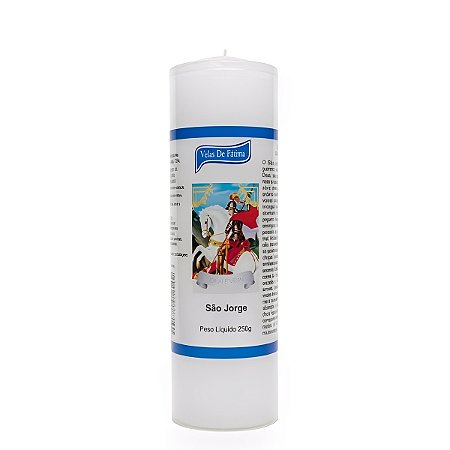 Velas Votiva São Jorge Tubo PVC C/12