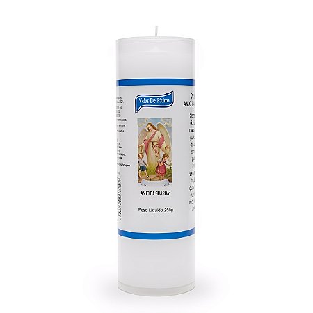 Velas Votiva Anjo Da Guarda Tubo PVC C/12
