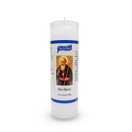 Velas Votiva São Bento Tubo PVC C/12