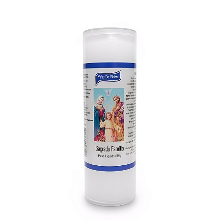 Velas Votiva Sagrada Família Tubo PVC C/12