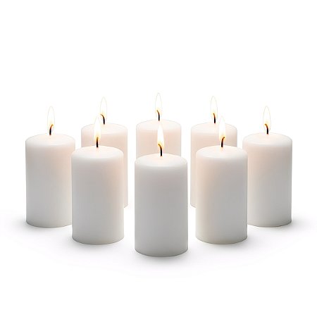 Velas 8 Horas 25 unidades 3,5 por 6cm