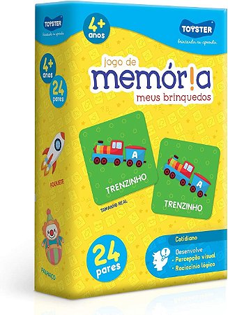 Jogo de memória Meus Brinquedos