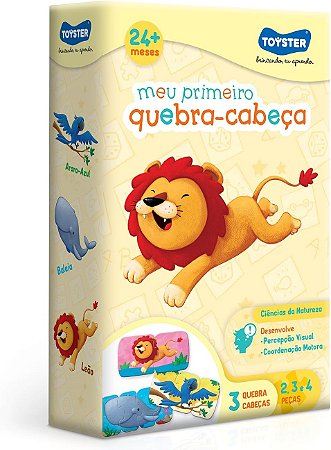Meu Primeiro Quebra-Cabeça progressivo - 2,3 e 4 peças