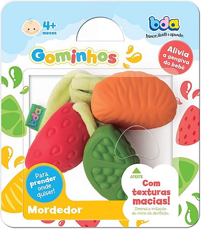 Gominhos - Mordedor com tecido