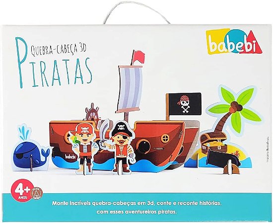 Quebra-cabeça piratas 3D