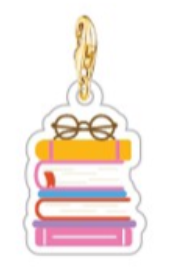 Charm pilha de livros