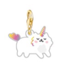 Charm gatinho unicórnio