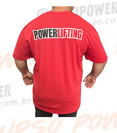 Camiseta Powerlifting RS Vermelha G6